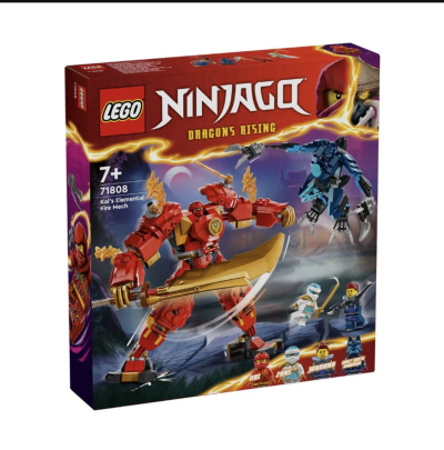 Chiến giáp lửa của Kai LEGO NINJAGO 71808 – Hợp thể chiến giáp, bùng nổ sức mạnh