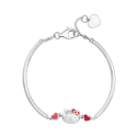 Vòng tay bạc cho bé gái hello kitty